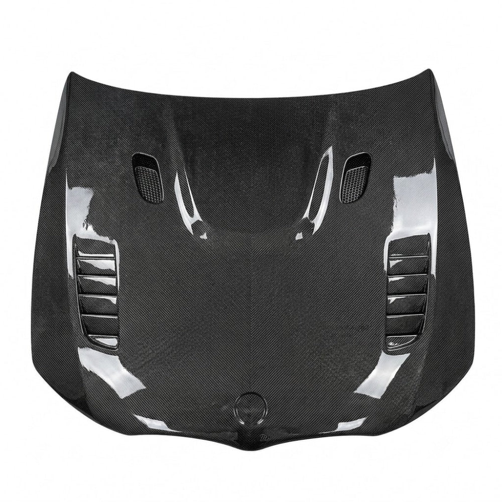 2008-2011 BMW 3-Series V Style Carbon Fiber Hood | E92/E93 Pre-LCI - Front Hood