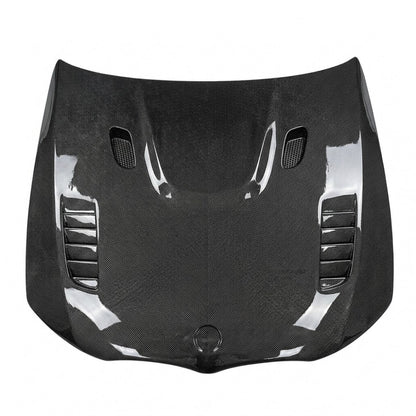 2008-2011 BMW 3-Series V Style Carbon Fiber Hood | E92/E93 Pre-LCI - Front Hood