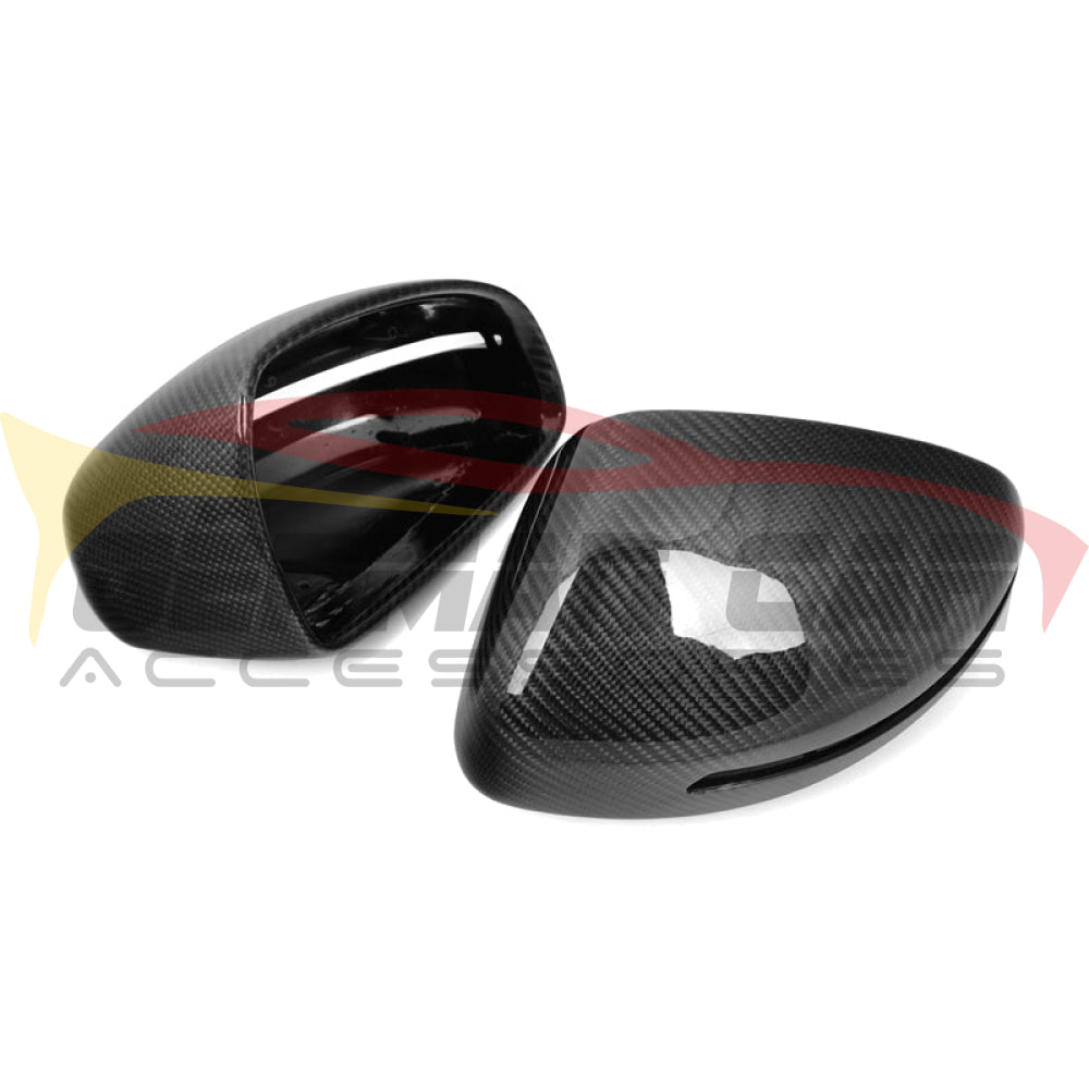 2007-2012 Audi R8 Carbon Fiber Mirror Caps | Gen 1 Mk1 Pre Facelift