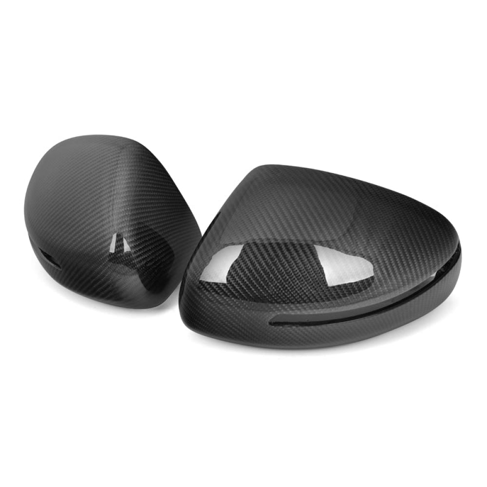 2007-2012 Audi R8 Carbon Fiber Mirror Caps | Gen 1 Mk1 Pre Facelift Without Blind Spot Assist