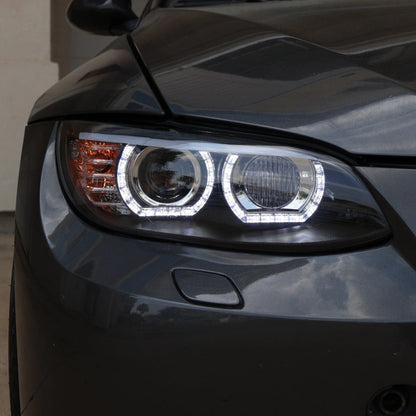 2007-2010 Bmw M3/3-Series Lci Style Angel Eyes Led Headlights | E92/E93