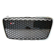 Load image into Gallery viewer, 2007-2013 Audi R8 Honeycomb Grille | Mk1 Pre Facelift Chrome Silver Frame Black Net Front Grilles
