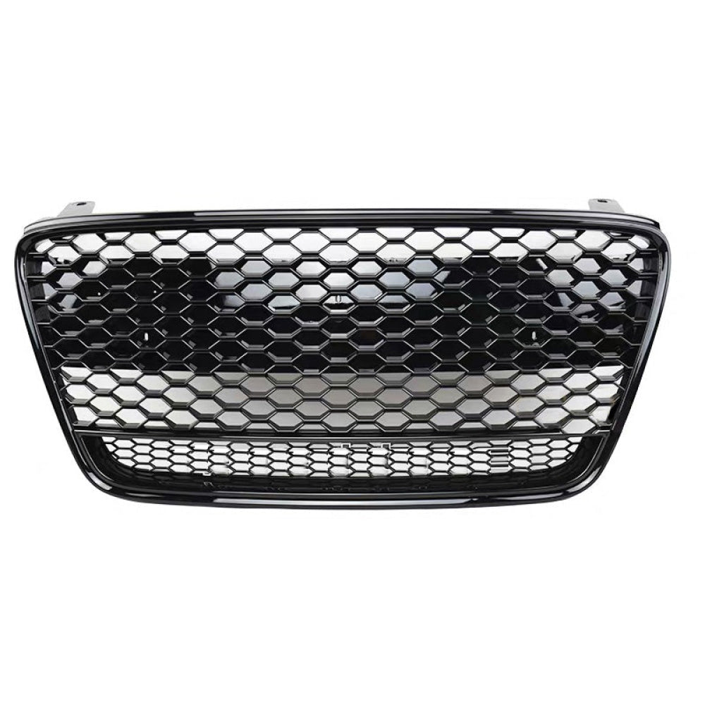 2007-2013 Audi R8 Honeycomb Grille With Lower Mesh | Mk1 Pre Facelift Black Frame Front Grilles