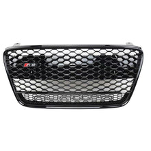Load image into Gallery viewer, 2007-2013 Audi R8 Honeycomb Grille With Quattro In Lower Mesh | Mk1 Pre Facelift Black Frame Net
