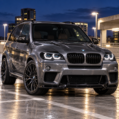 2007-2013 BMW X5/X5M Yellow-White G05 Laser Style LED Headlights | E70