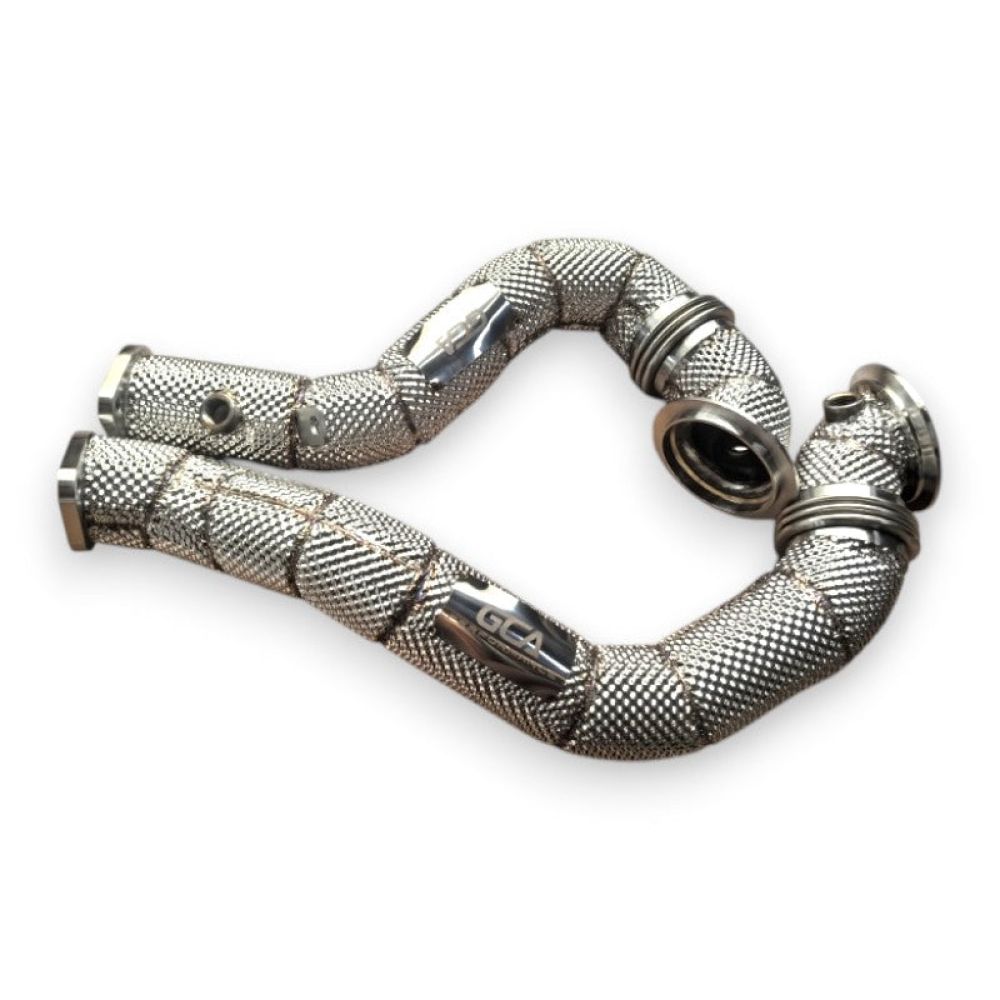 2008-2010 BMW 135i Downpipes | E82/E88 Yes Heat Shield / Racing Downpipe (No Cat) Downpipes