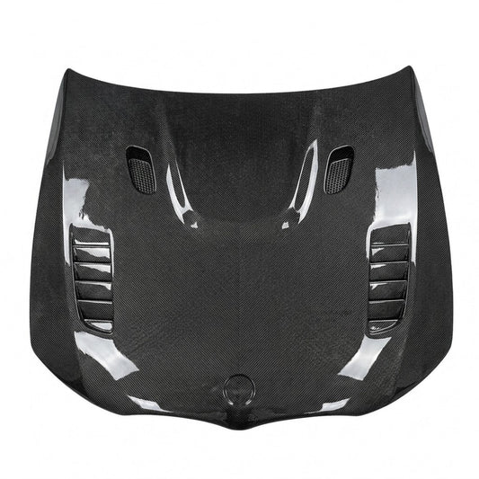 2008-2011 BMW 3-Series V Style Carbon Fiber Hood | E92/E93 Pre-LCI - Front Hood