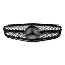Load image into Gallery viewer, 2008-2011 Mercedes-Benz C63 Amg Style Front Grille | W204 Gloss Black Frame Net / Chrome Mercedes
