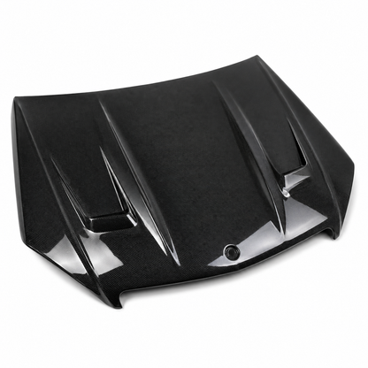 2008-2011 Mercedes C-Class A Style Carbon Fiber Hood | W204/C204