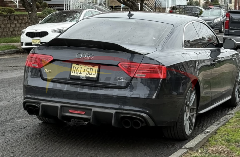 2008-2012 Audi A5 Renntech Style Carbon Fiber Trunk Spoiler | B8 A5 Rear Trunk Spoilers