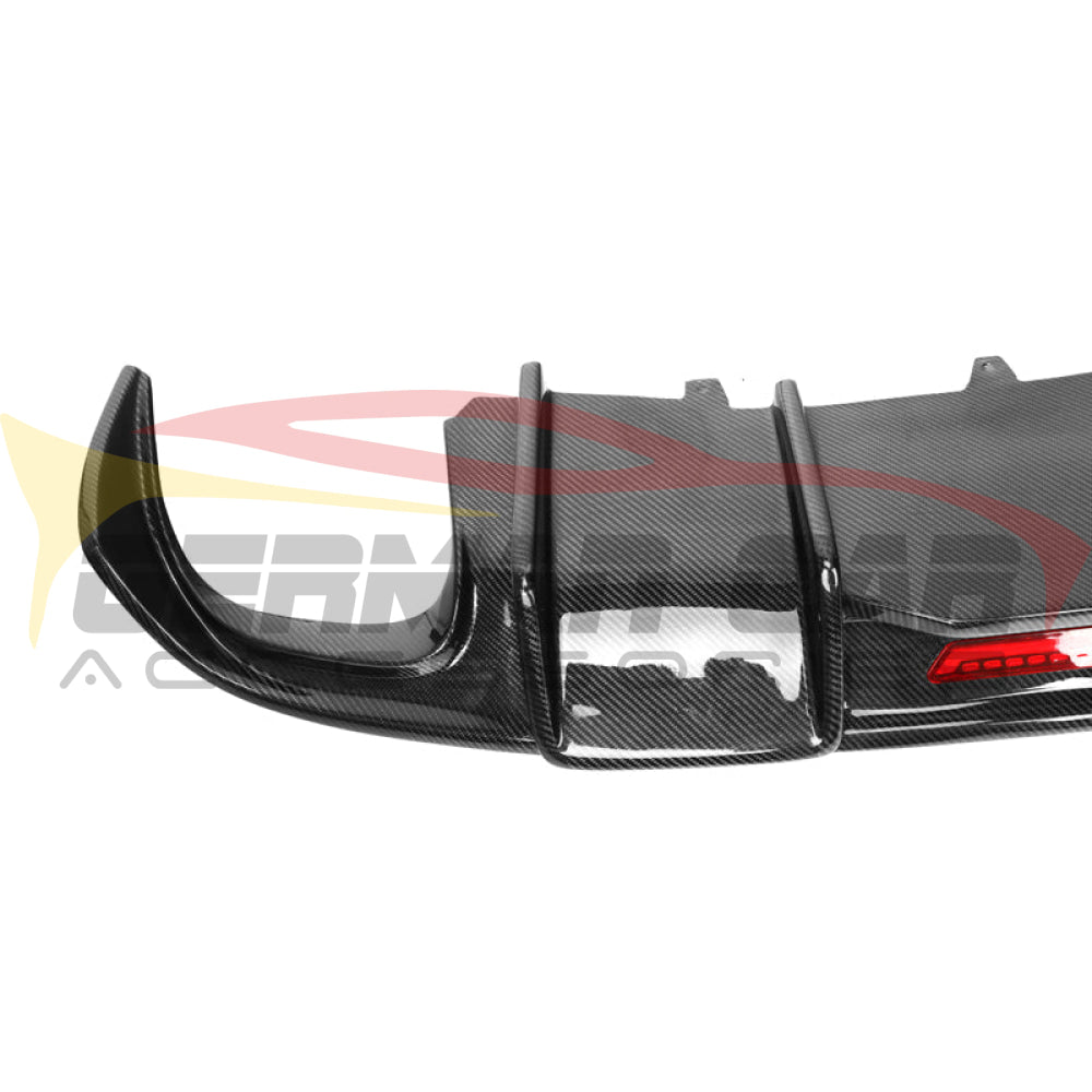 2008-2012 Audi A5/s5 Carbon Fiber Diffuser With Led Brake Light | B8