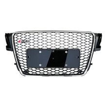 Load image into Gallery viewer, 2008-2012 Audi Rs5 Honeycomb Grille | B8 A5/s5 Chrome Silver Frame Black Net All Mesh No Emblem /
