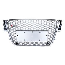 Load image into Gallery viewer, 2008-2012 Audi Rs5 Honeycomb Grille | B8 A5/s5 Chrome Silver Frame Net All Mesh No Emblem /
