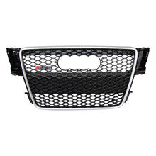Load image into Gallery viewer, 2008-2012 Audi Rs5 Honeycomb Grille | B8 A5/s5 Silver Frame Black Net With Emblem / Chrome
