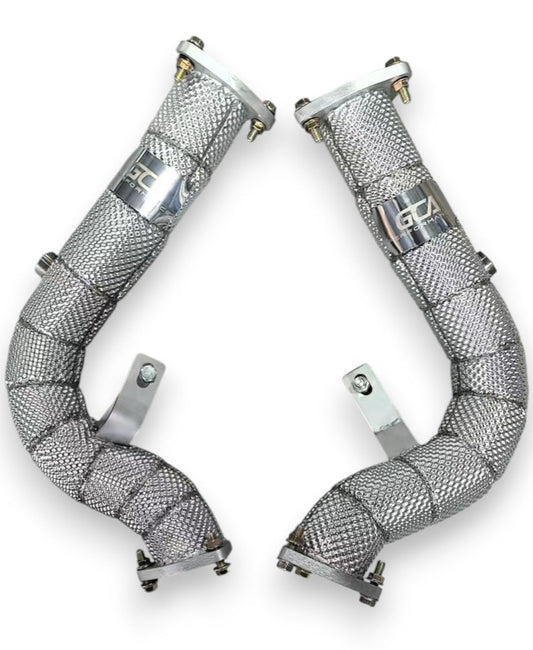 2008-2012 Audi S5 Downpipes | B8 S5 Coupe Yes Heat Shield / Racing Downpipe (No Cat) Downpipes