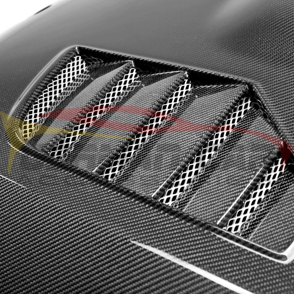 2008-2012 BMW M3 V Style Carbon Fiber Hood | E90 - Front Hood