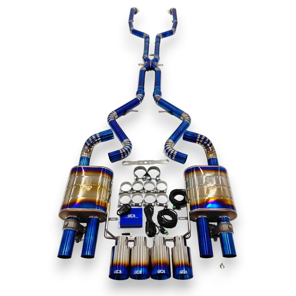 2008-2013 Bmw M3 Valved Sport Exhaust System | E90/E92/E93 Titanium / Chrome Tips Axleback Only