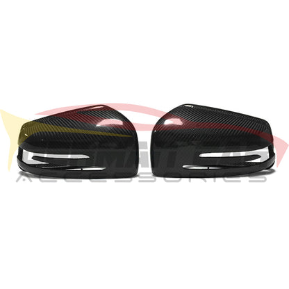 2008-2014 Mercedes-Benz C-Class Carbon Fiber Mirror Caps | W204