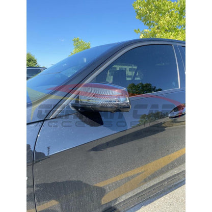 Gloss Chrome Silver Horn Side Mirror Caps Overlay Cover Fits 22-26 W206 C300 C43 Gloss Chrome Silver Horn Side Mirror Caps Overlay Cover Fits 22-26 W206 C300 C43