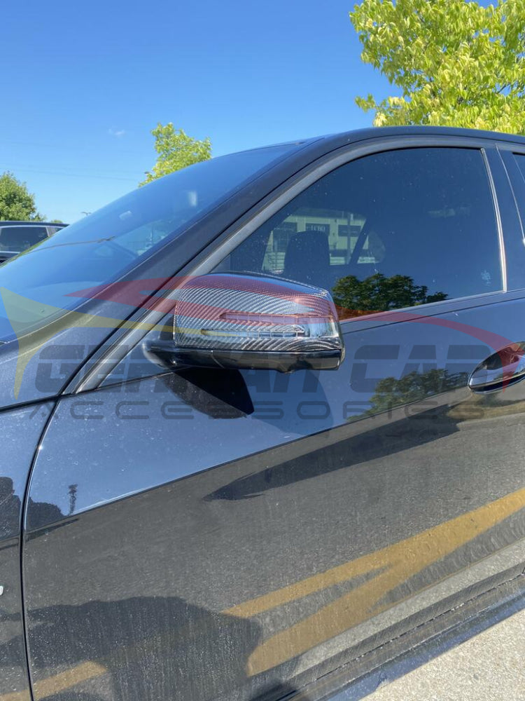 2008-2014 Mercedes-Benz C-Class Carbon Fiber Mirror Caps | W204