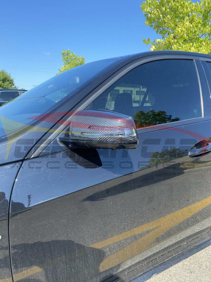 2008-2014 Mercedes-Benz C-Class Carbon Fiber Mirror Caps | W204