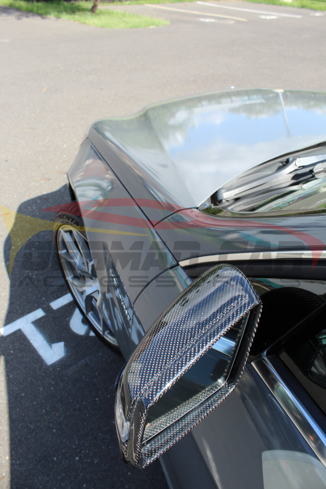 2008-2014 Mercedes-Benz C-Class Carbon Fiber Mirror Caps | W204