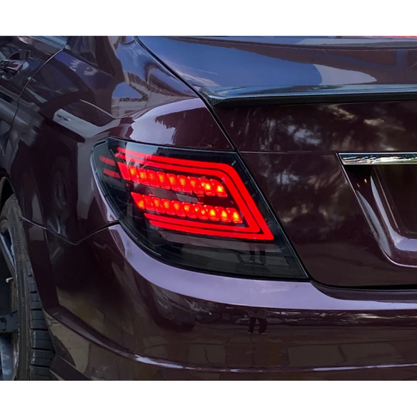 Chrome Taillight Trim Bezels For Mercedes C-Class W204 (2012-2015) – Luxury Trims, No Drill 3 thumbnail image