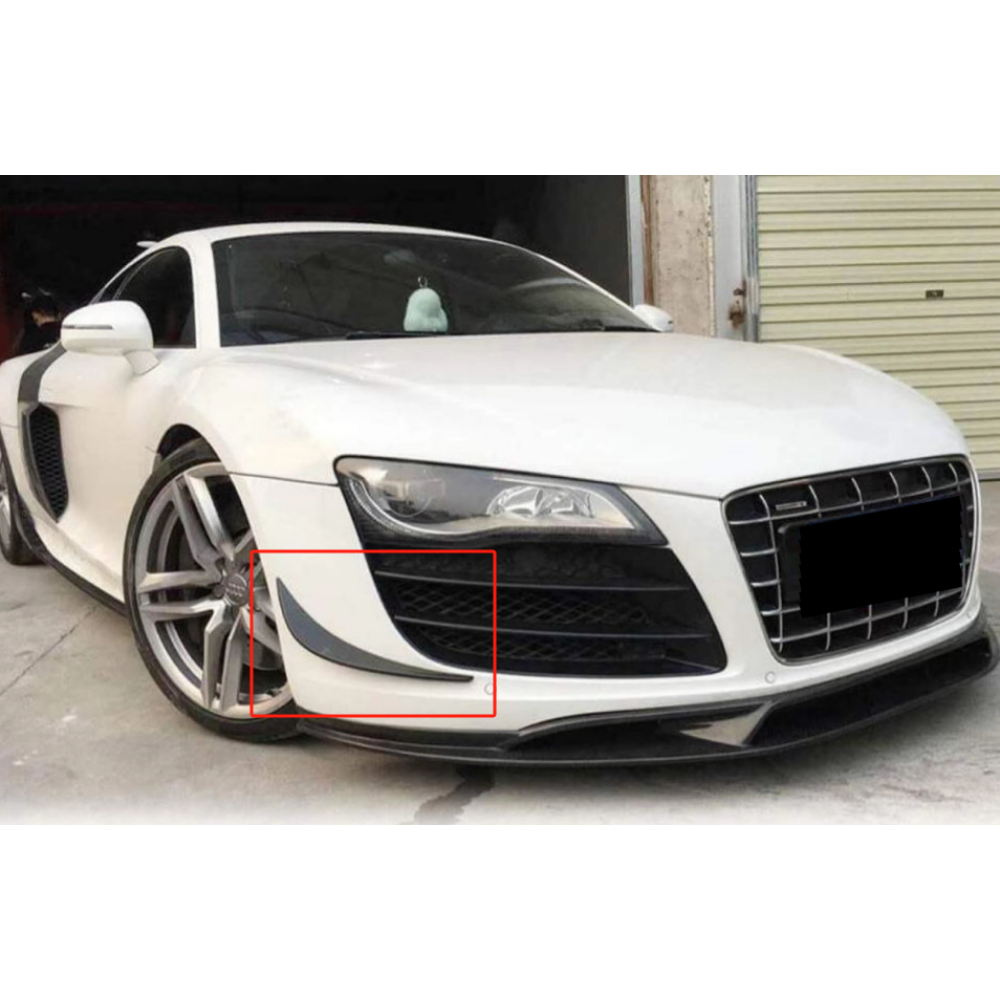 2008-2015 Audi R8 Carbon Fiber Front Canards | MK1 Gen 1 Additional Accessories