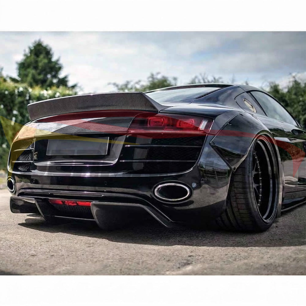 2017-2018 Audi R8 V2 Style Carbon Fiber Rear Trunk Bootlid I MK2 - Rear Trunk Spoilers