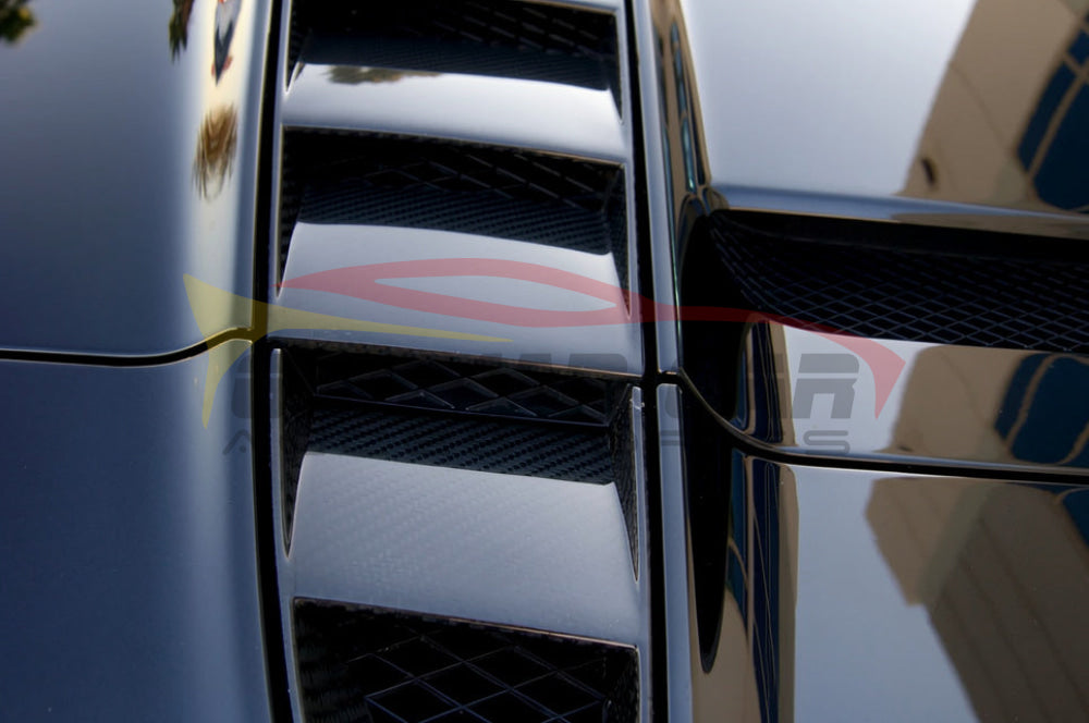 2010-2015 Audi R8 V10 Dry Carbon Fiber Rear Engine Vent I MK1 - Additional Accessories