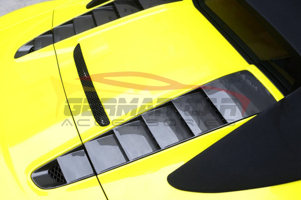 2010-2015 Audi R8 V10 Dry Carbon Fiber Rear Engine Vent I MK1 - Additional Accessories