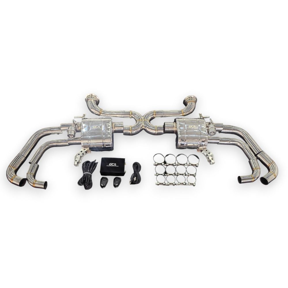 2008-2015 Audi R8 V8/V10 Valved Sport Exhaust System | Stainless Steel / V8