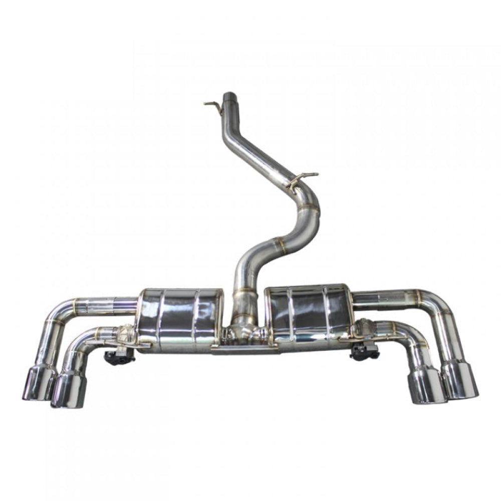 2008-2015 Audi Tt/Tts Valved Sport Exhaust System | Mk2 8J Stainless Steel / Chrome Tips