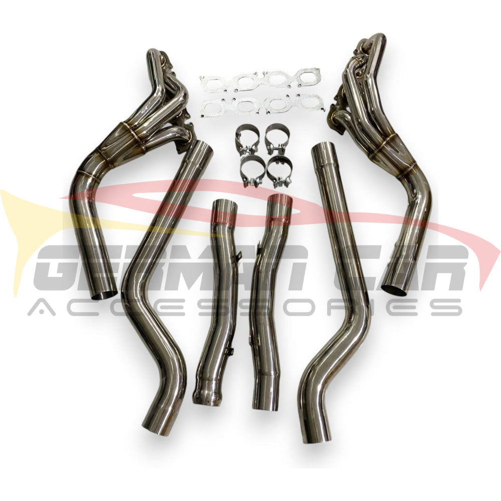 2008-2015 Mercedes C63 Amg Long Tube Headers & Downpipes | W204 Front Race Pipes