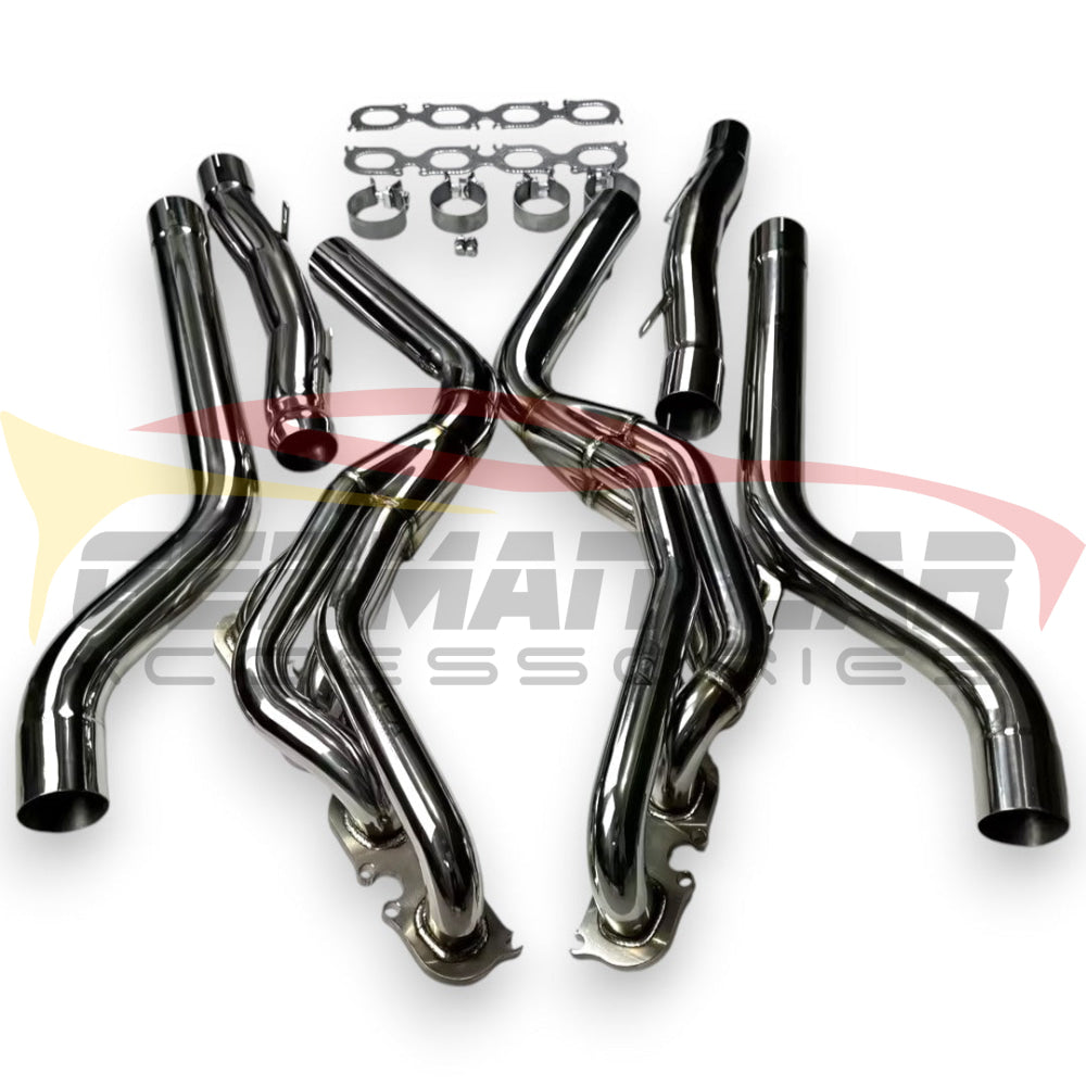 2008-2015 Mercedes C63 Amg Long Tube Headers & Downpipes | W204 Front Race Pipes