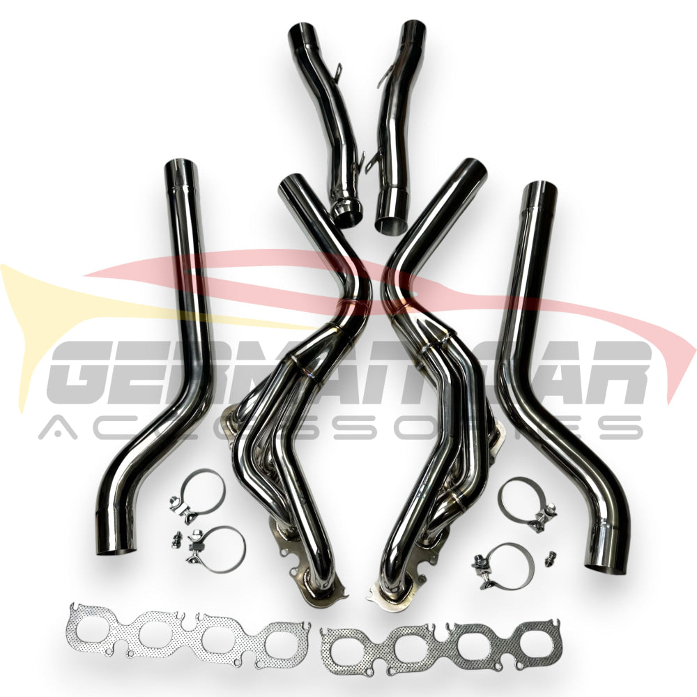 2008-2015 Mercedes C63 Amg Long Tube Headers & Downpipes | W204 Front Race Pipes