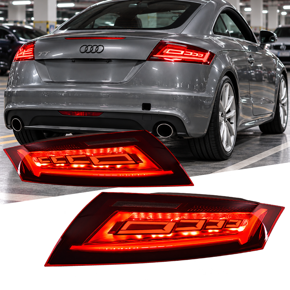 2008-2015 Audi TT/TTS/TTRS MK3 Style LED Taillights | 8J