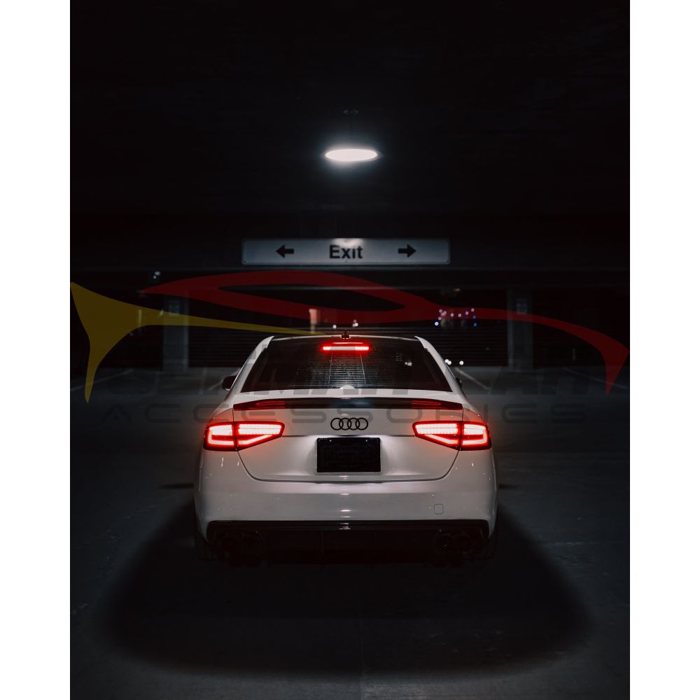 2009-2012 Audi A4 Ducktail Carbon Fiber Trunk Spoiler | B8 Rear Spoilers