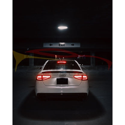 2009-2012 Audi A4 Ducktail Carbon Fiber Trunk Spoiler | B8 Rear Spoilers