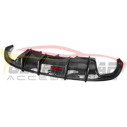 2009-2012 Audi A4/s4 Carbon Fiber Diffuser With Led Brake Light | B8