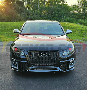 2009-2012 Audi Rs4 Honeycomb Grille With Quattro In Lower Mesh | B8 A4/S4 Front Grilles