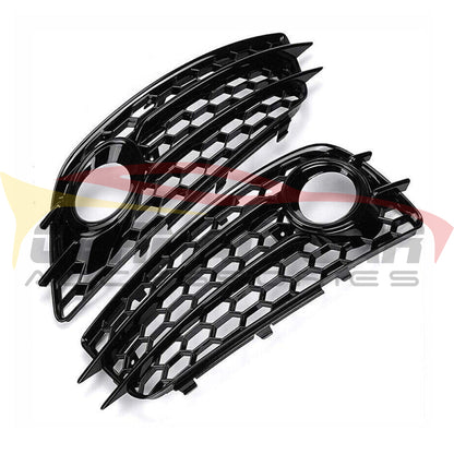 2009-2012 Audi Rs4 Style Fog Light Grilles | B8 A4/S4 Front