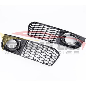 2009-2012 Audi Rs4 Style Fog Light Grilles | B8 A4/S4 Front