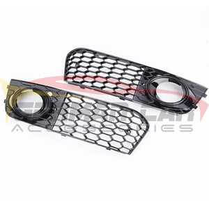 2009-2012 Audi Rs4 Style Fog Light Grilles | B8 A4/S4 Front