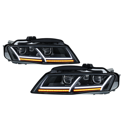 2009-2012 Audi A4/S4 Matrix Style LED Headlights | B8
