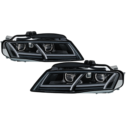 2009-2012 Audi A4/S4 Matrix Style LED Headlights | B8