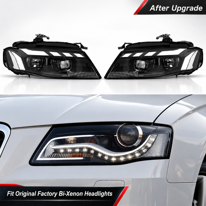 2009-2012 Audi A4/S4 RS5 Style LED Headlights | B8