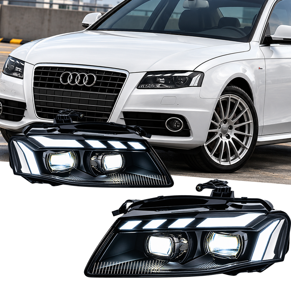 2009-2012 Audi A4/S4 RS5 Style LED Headlights | B8