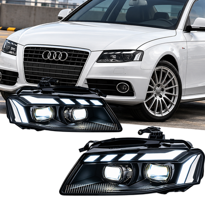 2009-2012 Audi A4/S4 RS5 Style LED Headlights | B8