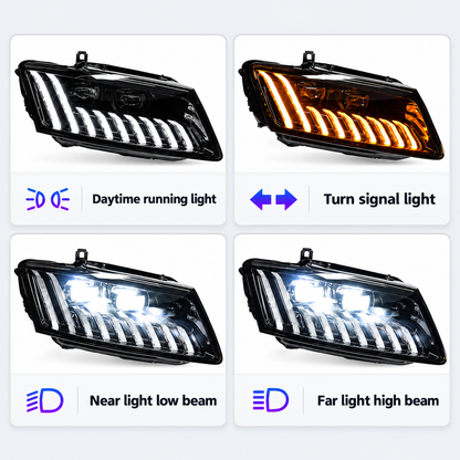 2009-2012 Audi Q5 Matrix Style LED Headlights | B8